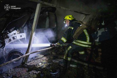 На Сумщині травмовані чотири людини внаслідок ударів дронів та КАБів На Сумщині травмовані чотири людини внаслідок ударів дронів та КАБів