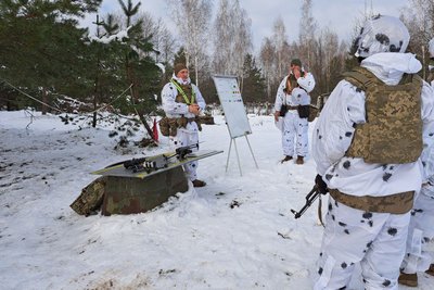 На Житомирщині 46 бригада ДШВ провела інтенсив з військової підготовки для цивільних