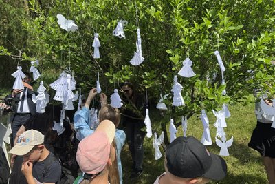 Акцію "Пам'ятаємо про маленькі серця" провели в Ужгородському скансені Акцію "Пам'ятаємо про маленькі серця" провели в Ужгородському скансені