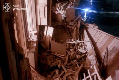 Двоє загиблих та п'ятеро поранених через атаки на Сумщину Двоє загиблих та п'ятеро поранених через атаки на Сумщину