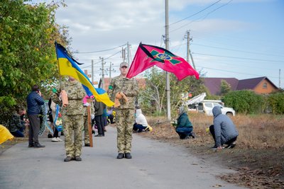 На Одещині попрощались з загиблим на фронті прикордонником На Одещині попрощались з загиблим на фронті прикордонником