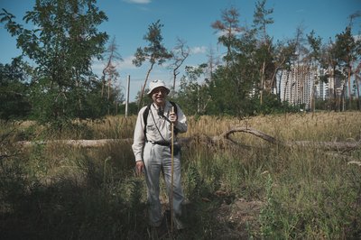 Юрій Бенгус у Журавлівському лісі Юрій Бенгус у Журавлівському лісі