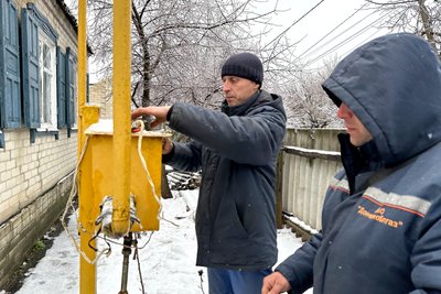 Відновлення газопостачання на Донеччині
