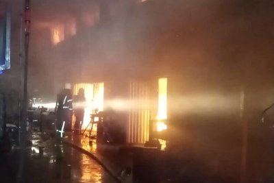 Вночі на Волині горіла автомайстерня