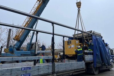 Миколаїв отримав генератори з Німеччини Миколаїв отримав генератори з Німеччини