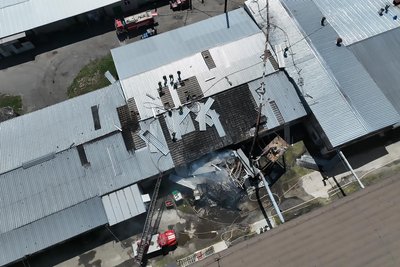 У місті на Волині сталася пожежа на підприємстві: горіло обладнання