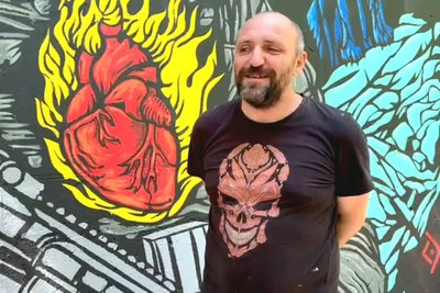 "Дух опору": Андрій Єрмоленко створює серію муралів в Одесі "Дух опору": Андрій Єрмоленко створює серію муралів в Одесі