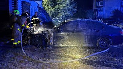 авто, пожежа, Дніпро