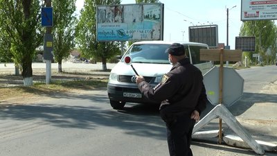 У курортних районах Миколаївщини встановили блокпости У курортних районах Миколаївщини встановили блокпости