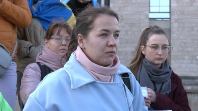 "Настав час інших". У Дніпрі дружини військвих вимагали визначених термінів мобілізації для бійців і ротацій "Настав час інших". У Дніпрі дружини військвих вимагали визначених термінів мобілізації для бійців і ротацій