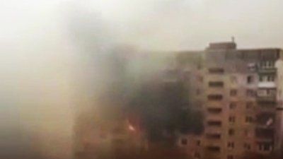 Пожежі у багатоповерхівках Маріуполя загасили