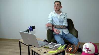 Житомирянин Ігор Ангеловський розповів про роботу дизайнера рибальських снастей Житомирянин Ігор Ангеловський розповів про роботу дизайнера рибальських снастей