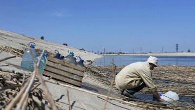 Окупанти заявили, що води в Криму вистачить до червня