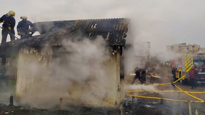 Пожежа на вулиці Тарнавського у Тернополі Пожежа на вулиці Тарнавського у Тернополі