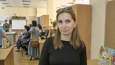 У Запорізькій бібліотеці відкрили простір для переселенок У Запорізькій бібліотеці відкрили простір для переселенок