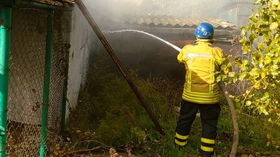 Два приміщення та суха трава. На Миколаївщині сталися дві пожежі