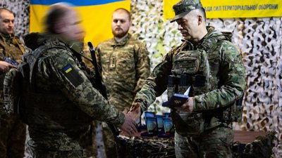Нагородження військового з Бердянська