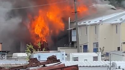 У Вінниці горіли склади побутової техніки У Вінниці горіли склади побутової техніки