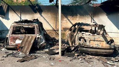 спалені авто, обстріли РФ, Нікопольщина