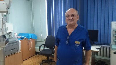 Завідувач відділення променевої діагностики Волинського центру онкології Анатолій Самусь Завідувач відділення променевої діагностики Волинського центру онкології Анатолій Самусь