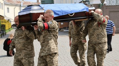 Прощання з полеглим бійцем, Валерій Ткачук Луцьк