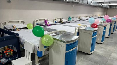 У Волинській дитячій лікарні відкрили оновлене укриття У Волинській дитячій лікарні відкрили оновлене укриття