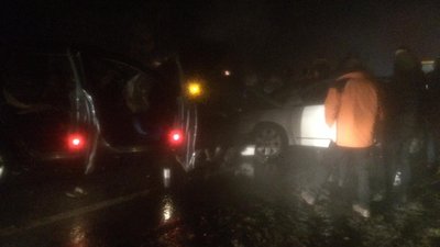 На Прикарпатті п'яний водій врізався у два авто Audi