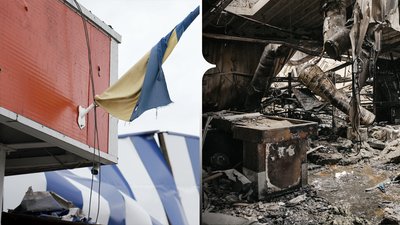 Російський безпілотник зруйнував торговельний центр на Рівненщині