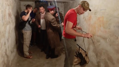 У Тернополі знімають кліп до реміксу повстанської пісні "Машинґвери" У Тернополі знімають кліп до реміксу повстанської пісні "Машинґвери"