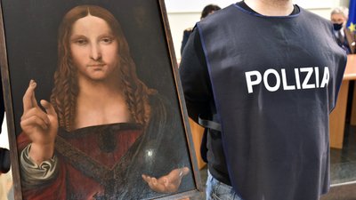 У Неаполі випадково знайшли викрадену копію "Спасителя світу" Леонардо да Вінчі