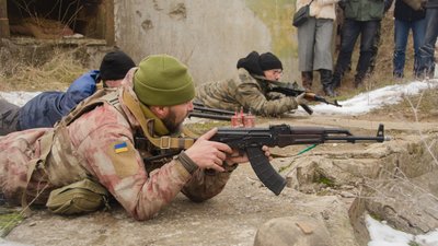 Під Одесою провели навчання з цивільної оборони для населення Під Одесою провели навчання з цивільної оборони для населення