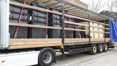 Генератори та контейнери для відходів: Вінниця отримала чергову допомогу з Німеччини