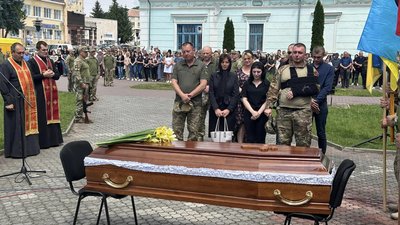 Похорон Олега Хомка