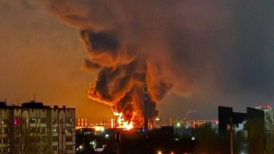 пожежа на НПЗ в Енгельсі