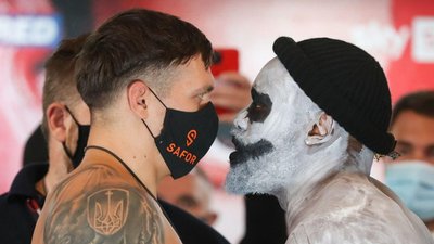 Чісора у гримі та найбільша вага Усика в кар'єрі. Як пройшла церемонія зважування