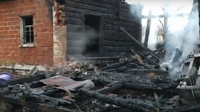 На Сумщині під час пожежі виявили тіло людини (ВІДЕО)