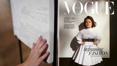 У Великій Британії травневий випуск журналу Vogue надрукували шрифтом Брайля