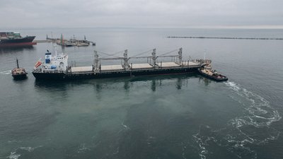 З Одеського порту вийшло перше судно з гуманітарною пшеницею для Ефіопії