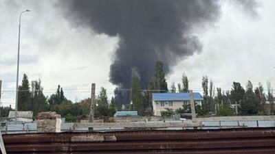 пожежа, нафтобаза, Крим, Феодосія