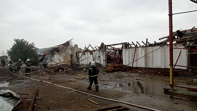 Обстріли Миколаївщини. У Вознесенську виникла пожежа