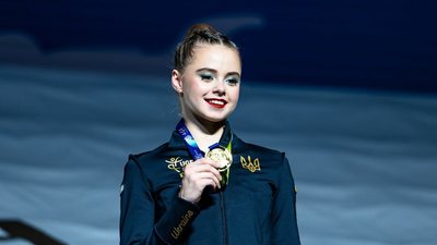 Таїсія Онофрійчук, художня гімнастка збірної України на етапі Кубка світу-2026 у Баку