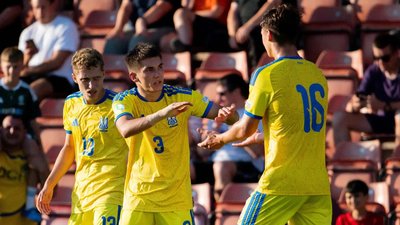 Збірна України U19 з футболу в матчі проти Німеччини на Євро-2026