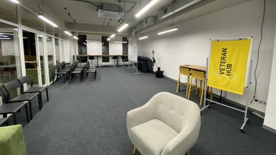 У Дніпрі простір для учасників бойових дій "Veteran Hub" відкрили для відвідувачів