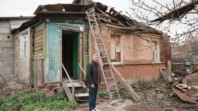 Наслідки удару РФ у Київському районі Харкова
