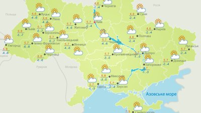 Погода на 21 березня Погода на 21 березня