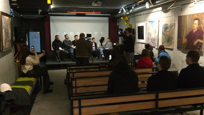 В Івано-Франківську презентували короткометражний художній фільм "Самольот" В Івано-Франківську презентували короткометражний художній фільм "Самольот"