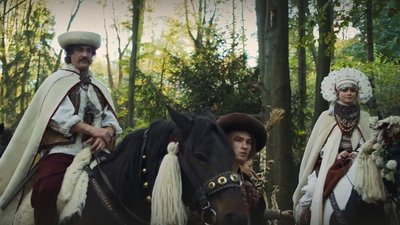 Фрагмент весілля головного героя Олекси Довбуша з Марічкою, Галичина Фрагмент весілля головного героя Олекси Довбуша з Марічкою, Галичина