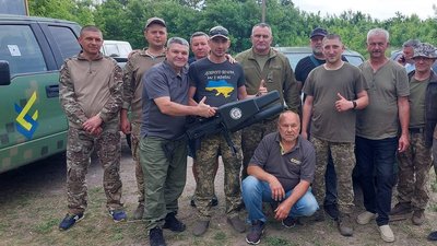 Волонтер Володимир Голоднюк