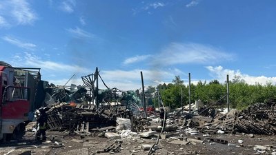 РФ завдала ракетного удару по цивільному підприємству у Дергачах