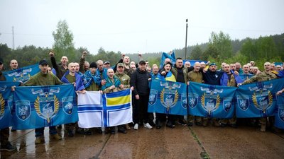 З російського полону повернувся морпіх Олександр Джугов із Ніжинщини
